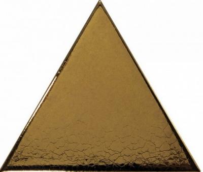 Настенная плитка Equipe 23823 Scale 10,8x12,4 золотая глянцевая моноколор