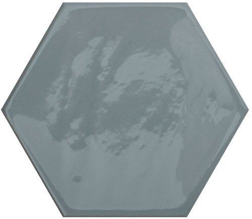 Настенная плитка Cifre 78801165 Kane Hexagon Grey 16x18 серая рельефная / глянцевая моноколор