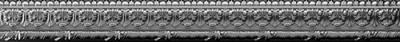 Бордюр Azteca Lis. FONTANA PLATA 3x30 серый глянцевый с орнаментом