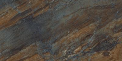 Керамогранит QUA Granite Pizarra Full Lap 60x120 коричневый лаппатированный под мрамор