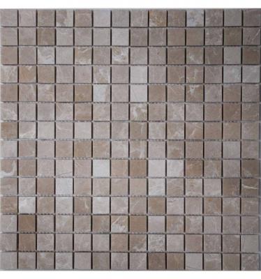 Мозаика FK Marble 35682 Classic Mosaic Crema Marfil 20-6P 30.5x30.5 бежевая полированная
