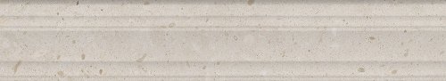 Бордюр Kerama Marazzi BLF011R Риккарди обрезной 40x7,3 бежевый матовый под камень