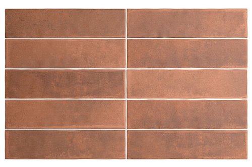 Настенная плитка Equipe 27564 Argile Cotto 6x24.6 коричневая матовая под камень