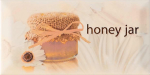 Декоративная плитка Monopole 821 Honey 10x20 бежевая глянцевая 