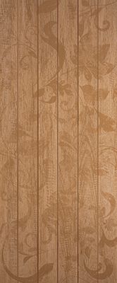 Настенная плитка Creto R0443K29603 Eterno Wood Ocher 03 25х60 коричневая матовая под дерево / паркет / флористика