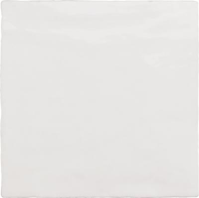 Настенная плитка Equipe 25851 La Riviera Blanc 13.2x13.2 белая глянцевая моноколор