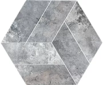 Керамогранит Monopole MNP000003 Basalt Grey 20x24 серый натуральный под камень