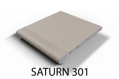 Ступень фронтальная Элит Бетон Saturn 301 31х33 бежевая глазурованная матовая под камень