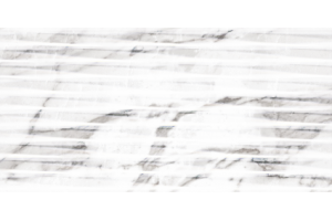 Настенная плитка Argenta Carrara Lined White Shine RC 30x60 белая глянцевая под камень структурированная