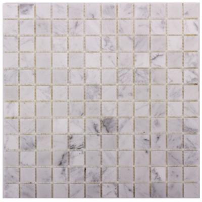 DAO-636-23-8 Carrara мозаика полир 300х300х8 чип 23х23 (0,09м)