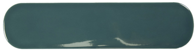 Настенная плитка WOW 124935 Grace O Teal Gloss 7.5x30 зеленая глянцевая моноколор