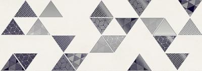 Декоративная плитка Kerlife Magica BLANCO 25,1x70,9 белая глянцевая геометрия