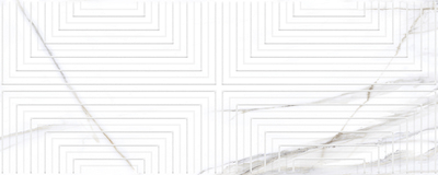 Декоративная плитка Laparet х9999284072 Aria 50x20 белая глазурованная глянцевая под геометрию