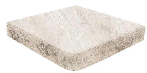 Ступень угловая Gresmanc 36815 Evolution Stone White 31.7x31.7 кремовая противоскользящая в стиле лофт / под камень
