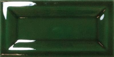 Настенная плитка Equipe 22354 Evolution Inmetro 15x7.5 зеленая глянцевая моноколор