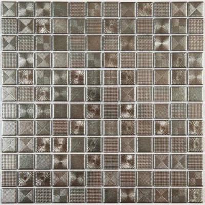 Мозаика NSmosaic PORCELAIN PR2323-09 300x300 коричневая матовая