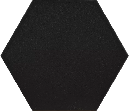 Керамогранит Pamesa 15-292-003-1955 Hex Mayfair Negro 19.8x22.8 черный матовый моноколор