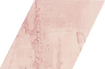 Керамогранит APE Rombo Snap Pink 15x29.5 розовый глазурованный глянцевый майолика