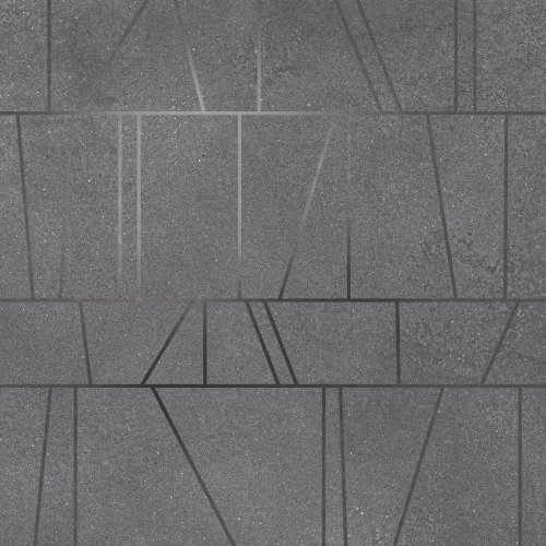 Керамогранит Kerama Marazzi DL841300R Турнель обрезной 80x80 серый матовый под бетон / геометрия
