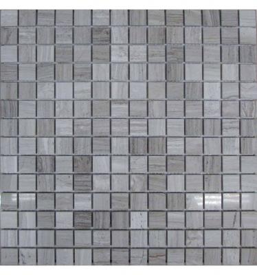 Мозаика FK Marble 30064 Classic Mosaic White Wooden 20-4P 30.5x30.5 серая полированная