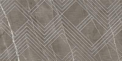 Декоративная плитка Azori 588232001 Hygge Mocca Cristal 31.5x63 коричневая матовая геометрия