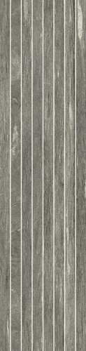 Декор Italon 610110000613 Скайфолл Гриджио Татами / Skyfall Grigio Tatami 20x80 серый натуральный под камень / полосы