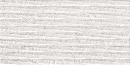 Настенная плитка Argenta 50096 Dorset Lined Moon 30x60 белая матовая / рельефная под камень / полосы