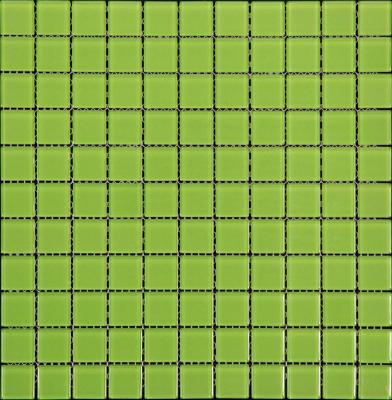 Natural Color palette A-044 Стекло зеленый, поверхность глянцевая 30x30