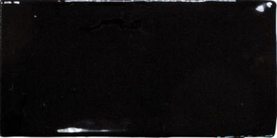 Настенная плитка Equipe 20084 Masia 15x7.5 черная глянцевая моноколор