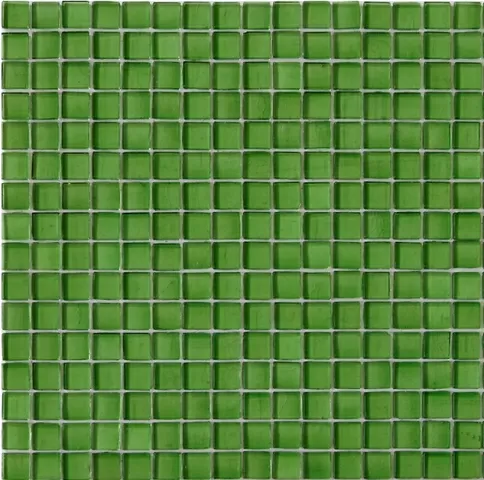 Мозаика Rose Mosaic SJ24 Casablanca / Galaxy 31.8x31.8 зеленая глянцевая, чип 10x10 квадратный