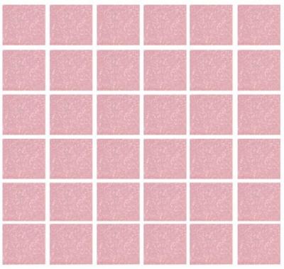 Мозаика ROSE MOSAIC A85 Matrix color 2 (размер чипа 10x10 мм) 31.8x31.8 розовая глянцевая моноколор