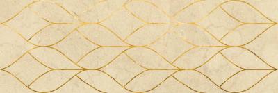 Настенная плитка декор Миланезе Дизайн 1664-0157 20х60 тресс крема
