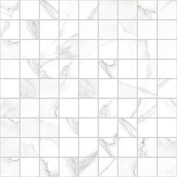 Мозаика Laparet х9999118814 Cassiopea 30x30 белая глазурованная матовая / неполированная под мозаику / под мрамор