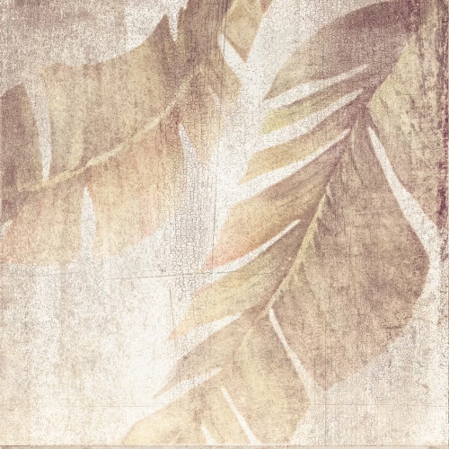 Керамогранит Ibero Sospiro Dec.Boreal Taupe (mix) 20x20 бежевый глазурованный матовый с листьями