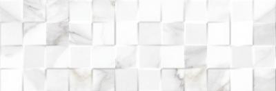 Настенная плитка Laparet х9999118694 Altair 60x20 белая глазурованная матовая / неполированная под мозаику / под мрамор