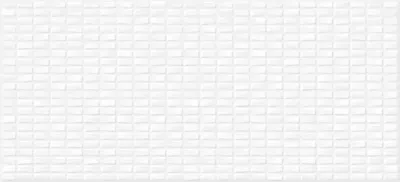 Настенная плитка Cersanit PDG053D Pudra 44x20 белая глянцевая под мозаику