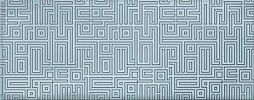 Декоративная плитка Azori 586532001 Nuvola Aqua Labirint 50.5x20.1 голубой с орнаментом