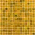 Мозаика Rose Mosaic GB92 Gold Star 32.7x32.7 желтая глянцевая авантюрин, чип 20x20 квадратный