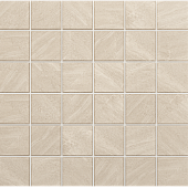 Мозаика Estima Mosaic/GB01_NS/30x30/5x5 Gabbro White 30x30 белая неполированная под камень, чип 5x5 квадратный