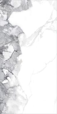 Напольная плитка Global Tile PGT 2217 60х120 белая полированная под мрамор