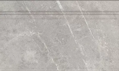 Бордюр Italon 600090000328 Charme Evo Floor Project Империале Альцата Глянцевый 15x25 серый глянцевый под камень