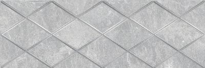 Декоративная плитка Laparet х9999132657 Alcor 60x20 серая глазурованная глянцевая / неполированная под мрамор
