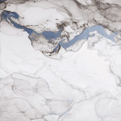 Керамогранит Primavera GR111 Tiziana Aqua high glossy 60x60 серый / синий / черный полированный под мрамор