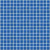 Мозаика ROSE MOSAIC A15 Matrix color 2+ (размер чипа 10x10 мм) 31.8x31.8 синяя глянцевая моноколор