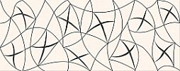 Декоративная плитка Azori 587062002 Декор Vela Beige Stella 20.1x50.5 глазурованная глянцевая узоры