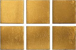 Мозаика ROSE MOSAIC GN01G Gold (размер чипа 15x15 мм) 31.8x31.8 золотая полированная под металл