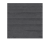 Мозаика Estima Mosaic/LN04_NS/TE04_NS/30x30/Fascia Luna Black 30x30 черная неполированная под цемент / полосы, чип прямоугольный