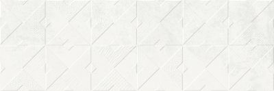 Настенная плитка ALMA Ceramica TWA11MAS027 Mars 60x20 белая матовая под геометрию