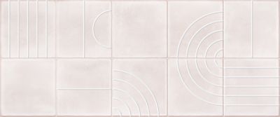 Декор Gracia Ceramica 010300000226 Sweety pink decor 01 250х600 розовый глянцевый под мозаику / орнамент