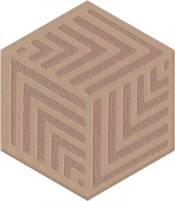 Декор Kerama Marazzi OS\E241\63011 Агуста 6x5,2 розовый матовый моноколор / орнамент